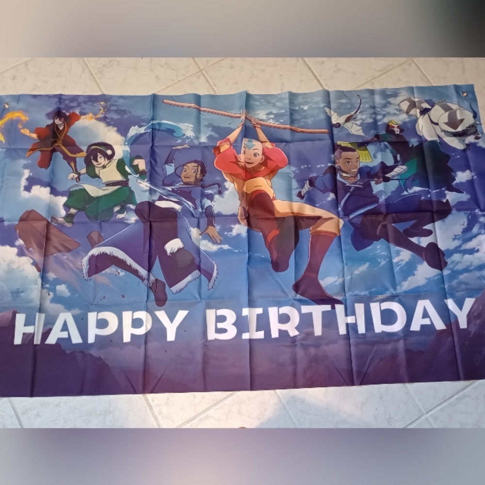 Avatar Themed Happy Birthday Banner